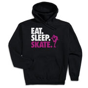 Figure Skating Hooded Sweatshirt - Eat. Sleep. Skate.