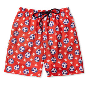 Soccer Swim Trunks - All American