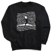 Gymnastics Crewneck Sweatshirt - Gymnastics Words
