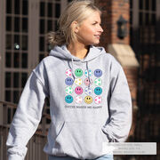 Soccer Hooded Sweatshirt - Soccer Makes Me Happy