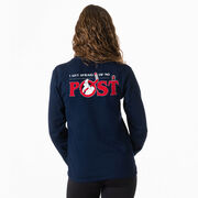 Hockey Tshirt Long Sleeve - Ain't Afraid of No Post (Back Design)