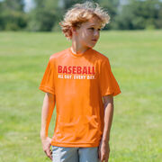 Baseball Short Sleeve Performance Tee - Baseball All Day Everyday