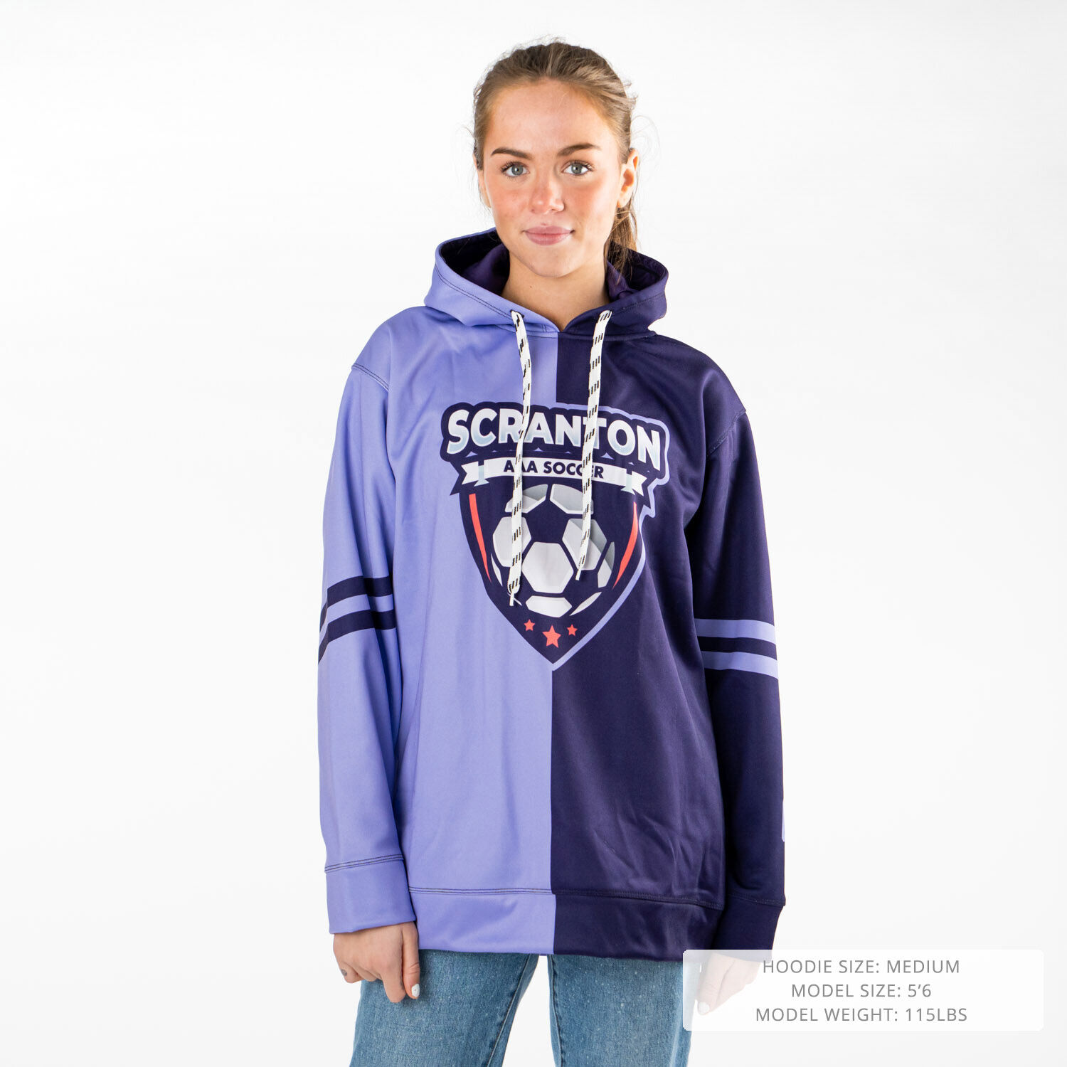 ChalkTalk Custom Team Hoodie Soccer Half Half