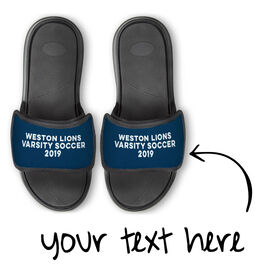 Personalized Repwell&reg; Slide Sandals - Your Text