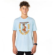 Guys Lacrosse Short Sleeve T-Shirt - Play Hard, Chill Easy