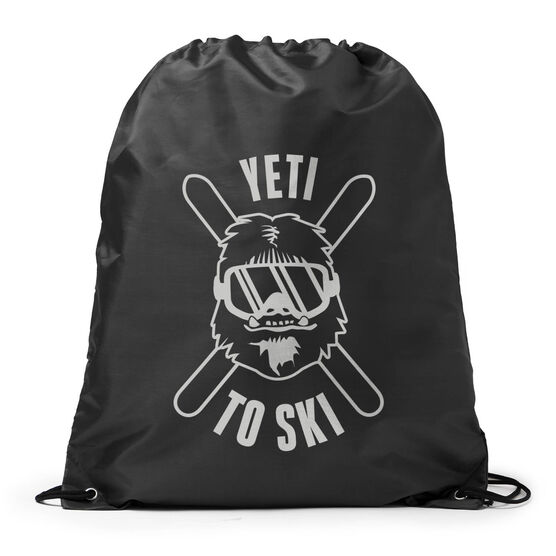 Skiing Drawstring Backpack - Yeti To Ski