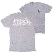 Soccer Short Sleeve T-Shirt - Just Kickin' It (Back Design)