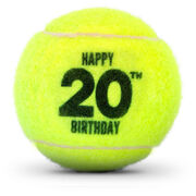 Birthday Tennis Ball with Age