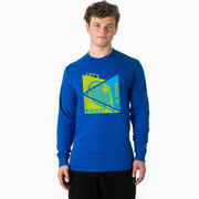 Tennis Tshirt Long Sleeve - Let's Raise A Racket
