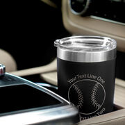 Baseball 20 oz. Double Insulated Tumbler - Icon