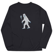 Guys Lacrosse Long Sleeve Performance Tee - Yeti