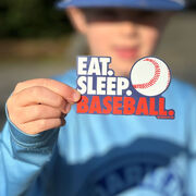 Baseball Sticker - Eat Sleep Baseball