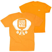 Pickleball Short Sleeve T-Shirt - I'd Rather Be Playing Pickleball (Back Design)