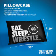 Wrestling Pillowcase - Eat Sleep Wrestle