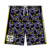 Custom Team Shorts - Basketball Logo Overlap