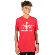 Guys Lacrosse T-Shirt Short Sleeve - Bad To The Bone