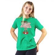 Baseball Short Sleeve T-Shirt - Baseball's My Favorite