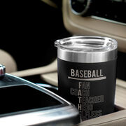 Baseball 20 oz. Double Insulated Tumbler - Baseball Father Words