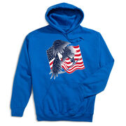 Hockey Hooded Sweatshirt - Hockey Eagle