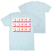 Cheerleading Short Sleeve T-Shirt - Retro Cheer (Back Design)