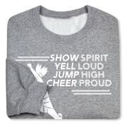 Cheerleading Crewneck Sweatshirt - Cheer Proud