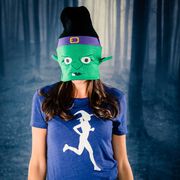 Happy Hatter Witch Beanie Hat & Mask