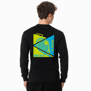 Tennis Tshirt Long Sleeve - Let's Raise A Racket (Back Design)