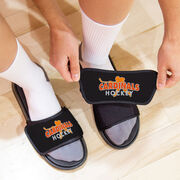 Hockey Repwell&reg; Slide Sandals - Your Team Name