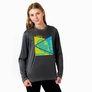 Tennis Long Sleeve Performance Tee - Let's Raise A Racket