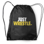 Wrestling Drawstring Backpack Just Wrestle