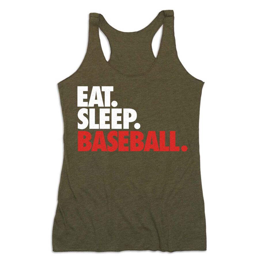Baseball Women's Everyday Tank Top - Eat. Sleep. Baseball