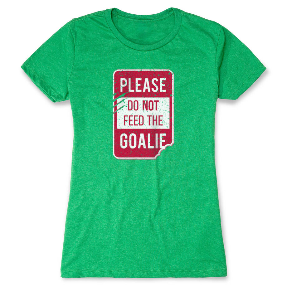 Hockey Women's Everyday Tee - Don't Feed The Goalie