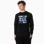 Hockey Tshirt Long Sleeve - Have An Ice Day