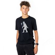 Guys Lacrosse Short Sleeve T-Shirt - Yeti (Walking)