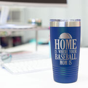 Baseball 20oz. Double Insulated Tumbler - Home Is Where Your Baseball Mom Is