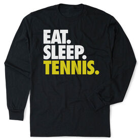 Tennis Tshirt Long Sleeve - Eat. Sleep. Tennis