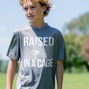 Baseball Short Sleeve Performance Tee - Raised in a Cage Baseball