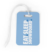 Snowboarding Bag/Luggage Tag - Eat Sleep Snowboard