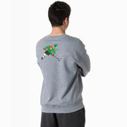 Hockey Crewneck Sweatshirt - St. Hat Trick (Back Design)