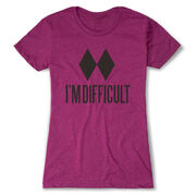 Skiing & Snowboarding Women's Everyday Tee - I'm Difficult