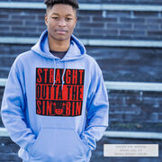 Hockey Hooded Sweatshirt - Straight Outta The Sin Bin