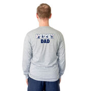 Hockey Tshirt Long Sleeve - Hockey Dad Life (Back Design) 