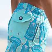 Guys Lacrosse Swim Trunks - Coast To Coast