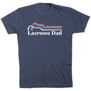 Guys Lacrosse T-Shirt Short Sleeve - Lacrosse Dad Sticks