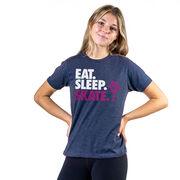 Figure Skating T-Shirt Short Sleeve Eat. Sleep. Skate.