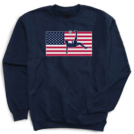 Soccer Crewneck Sweatshirt - Patriotic Soccer