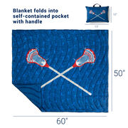 Guys Lacrosse Gameday Puffle Blanket - Play Lacrosse