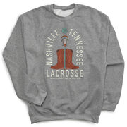 Guys Lacrosse Crewneck Sweatshirt - Nashville Lacrosse