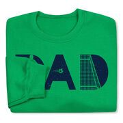 Soccer Crewneck Sweatshirt - Soccer Dad Silhouette