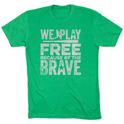 Baseball T-Shirt Short Sleeve - Because Of The Brave Baseball